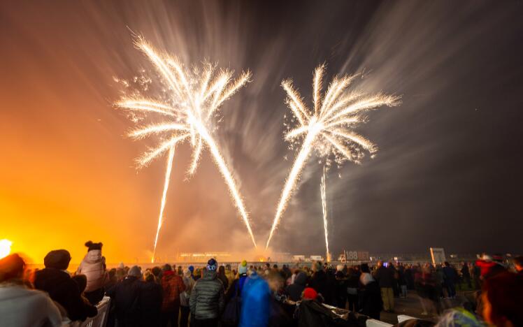 Firework display for a great family night out at Fontwell Racecourse