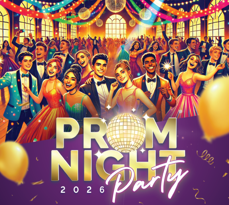 prom nights 2026, party, disco ball, people dancing