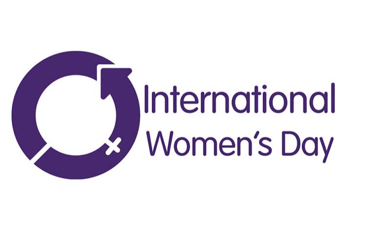 International logo for Women's Day.