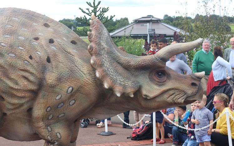 Dinosaurs live at the races this weekend