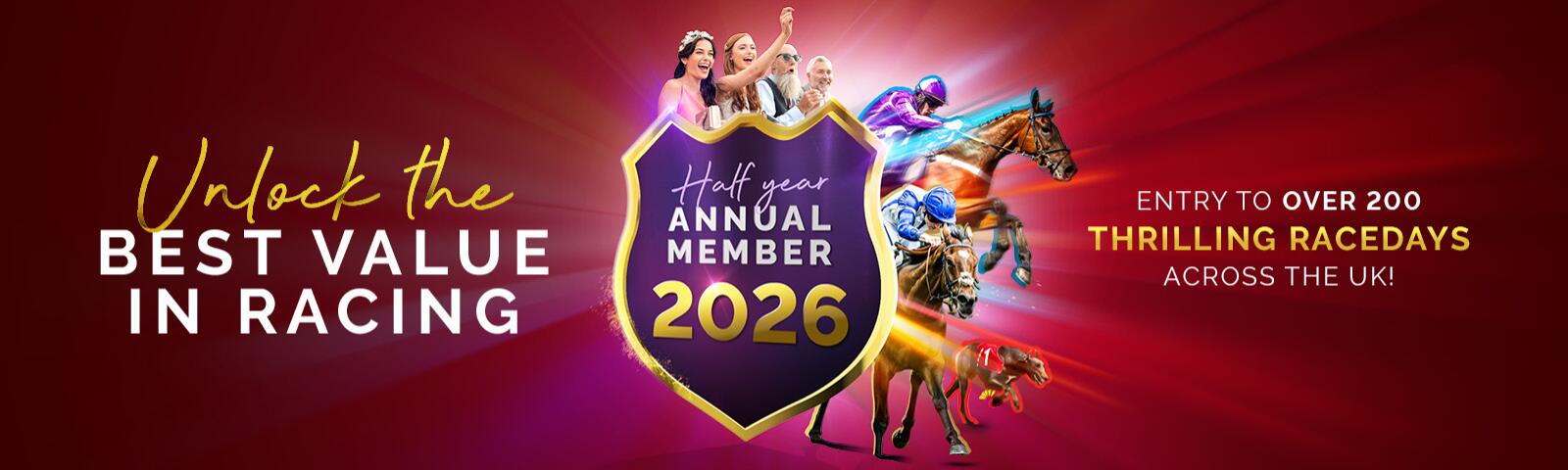 half year annual memberships